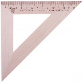 Треугольник деревянный 45 градусов 16 см