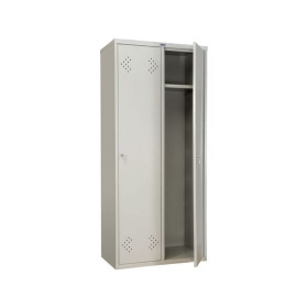 Шкаф металлический для одежды LS 21-80, 1830x813x500, 1756х387/411х468, ключ, 2, 2, нет, вес 35кг