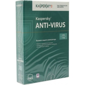 Антивирус Касперского лицензия на 2 ПК 1 год BOX