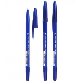 Ручка шариковая Стамм РК20 Тонкая линия письма синяя, масляные чернила, 0.7 мм