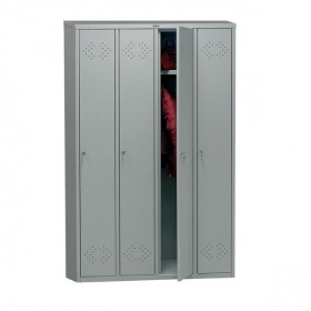 Шкаф металлический для одежды LS-41, 1830x1130x500, 1756х286х474, ключ, 4, 4, нет, вес 55кг