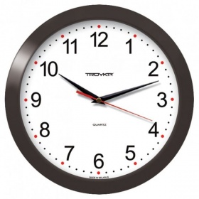 Часы настенные ТРОЙКА 11100112 с плавным ходом