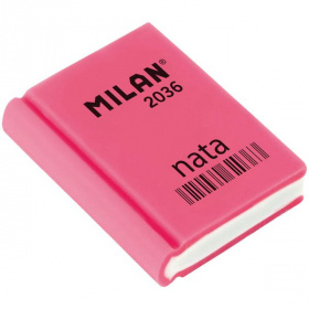 Ластик прямоугольный Milan 2036, в виде книги, для стирания ч/г карандаша