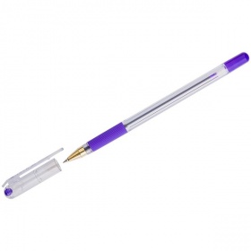 Ручка шариковая MunHwa МС-Gold фиолетовая, масляные чернила, 0,5 мм