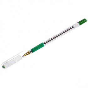 Ручка шариковая MunHwa МС-Gold зеленая, масляные чернила, 0.5 мм
