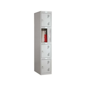 Шкаф металлический для одежды NLH-04, внешние размеры: 1900x360x590,