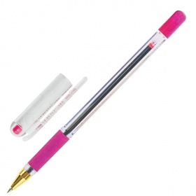 Ручка шариковая MunHwa МС-Gold розовая, масляные чернила, 0,5 мм