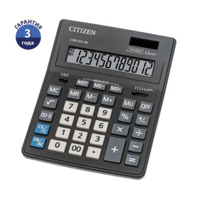 Калькулятор настольный Citizen Business Line CDB1201-BK 12 разрядный, 155*205*35мм, черный