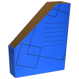 Накопитель архивный картон  75 мм inФормат синий