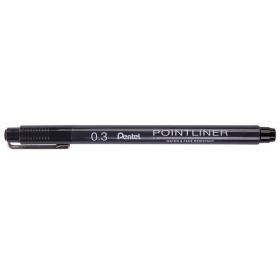 Линер Pentel Pointliner 0,3 мм, черный