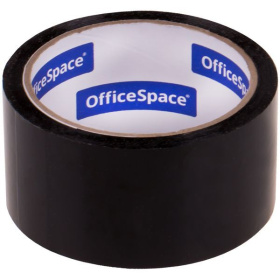 Скотч черный 48 мм*40 м 45 мкм OfficeSpace