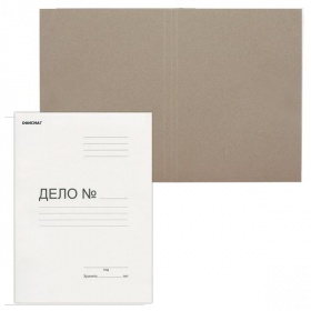 Папка-обложка Дело А4, картон 320 г/м2, Офисмаг, без скоросшивателя