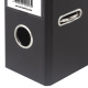 Регистратор А5 (малый формат) 70 мм Brauberg вертикальная черный ПВХ