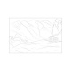 Раскраска для акварели, акварельных карандашей А4 ProfPress Пейзажи, 10 л., 200 гр/м2