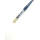 Кисть щетина №8 плоская, Albatros Байкал, ручка дерево, длинная, синего цв.