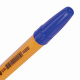 Ручка шариковая Staff С51 синяя 1 мм, линия 0,5, корпус оранжевый