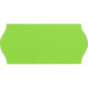Этикетки 26*12 мм фигурные зеленый 1000 шт/рул