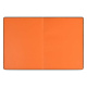 Дневник универсальный 1-11 кл. Феникс+, интегральная к/з обложка, черный с оранж. отстрочкой