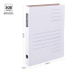 Папка-скоросшиватель А4 гофрированный картон 420 гр/м, OfficeSpace 30 мм, белый