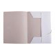 Папка с завязками А4, картон 380 г/м2 белая