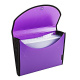 Папка-портфель на резинке A4 12 отделов inФормат фиолетовая